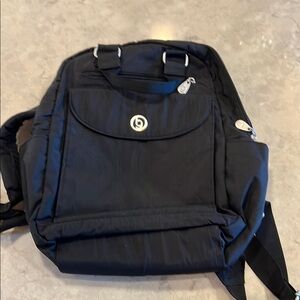 Black Boston Baggallini Nylon Backpack